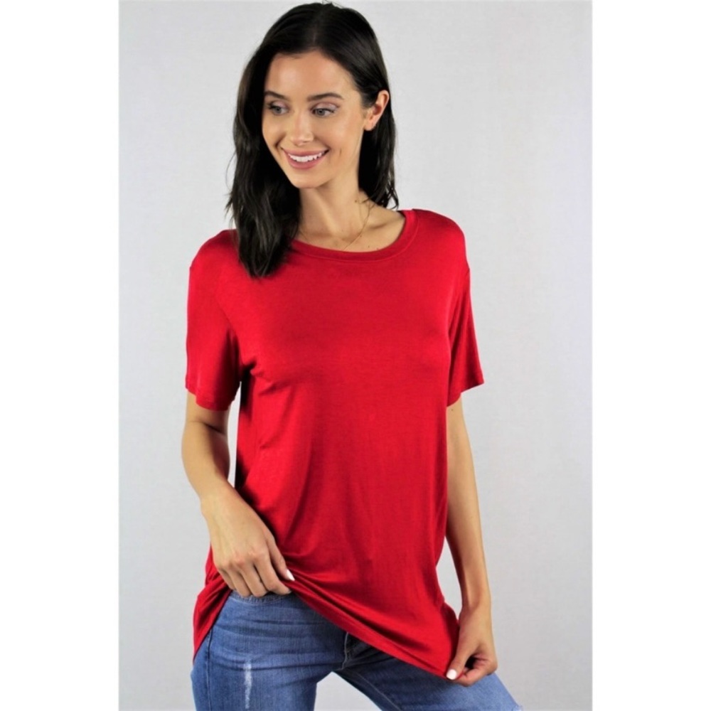 ❤️ 🆕 Relaxed Fit Red Blouse ❤️ 🆕